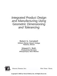 Title: Integrated Product Design and Manufacturing Using Geometric Dimensioning and Tolerancing, Author: Bob Campbell