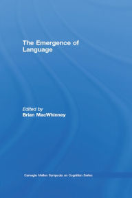 Title: The Emergence of Language, Author: Brian MacWhinney