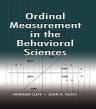 Title: Ordinal Measurement in the Behavioral Sciences, Author: Norman Cliff