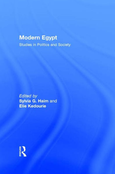 Modern Egypt: Studies in Politics and Society