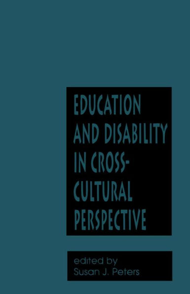 Education and Disability in Cross-Cultural Perspective