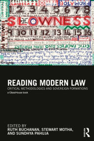 Title: Reading Modern Law: Critical Methodologies and Sovereign Formations, Author: Ruth Buchanan