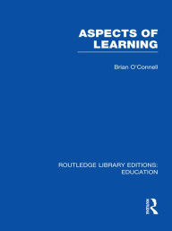 Title: Aspects of Learning (RLE Edu O), Author: Brian O'Connell