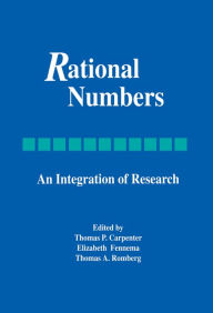 Title: Rational Numbers: An Integration of Research, Author: Thomas P. Carpenter