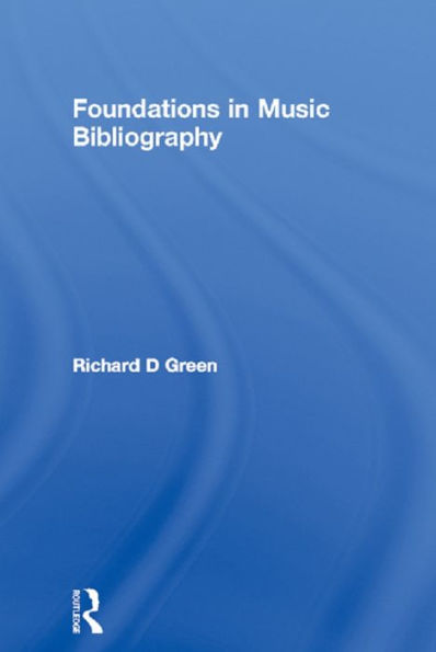 Foundations in Music Bibliography