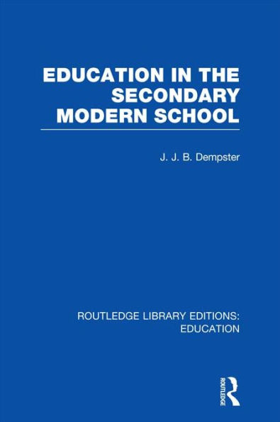 Education in the Secondary Modern School