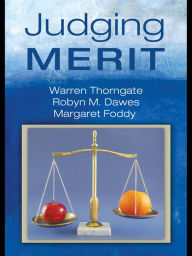 Title: Judging Merit, Author: Warren Thorngate