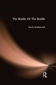 Title: Riddle Of The Riddle, Author: Senderovich