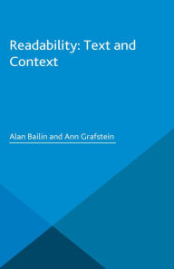 Title: Readability: Text and Context, Author: Alan Bailin