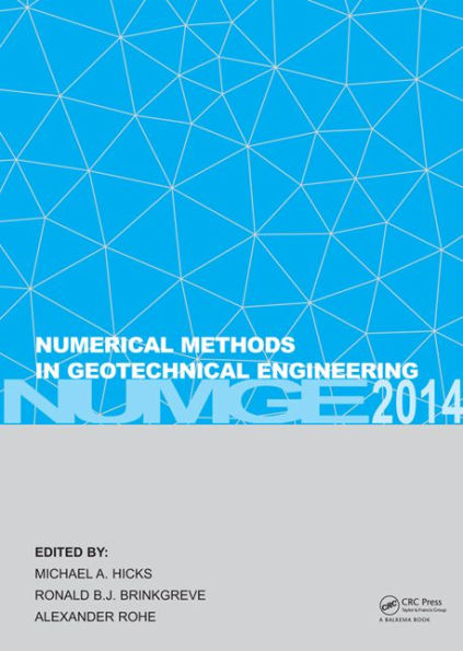Numerical Methods in Geotechnical Engineering / Edition 1