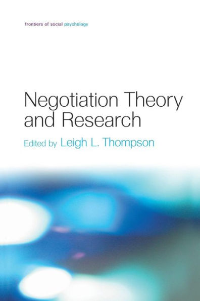 Negotiation Theory and Research / Edition 1