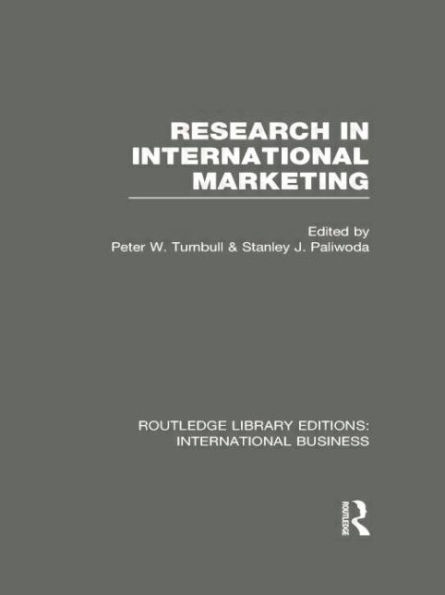 Research International Marketing (RLE Business)