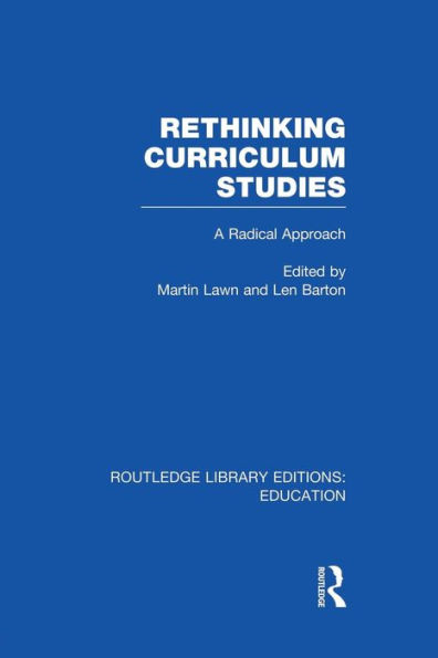 Rethinking Curriculum Studies / Edition 1