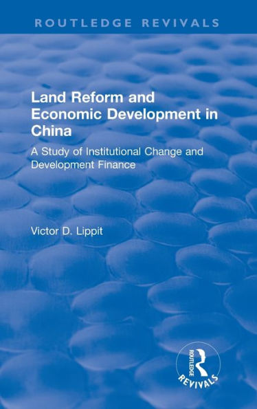 Revival: Land Reform and Economic Development in China (1975)