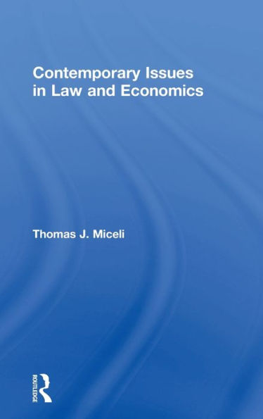 Contemporary Issues in Law and Economics