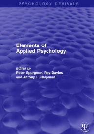 Title: Elements of Applied Psychology, Author: Peter Spurgeon