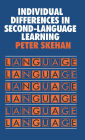 Individual Differences in Second Language Learning
