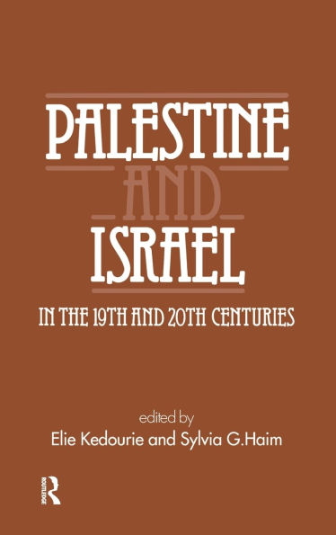 Palestine and Israel in the 19th and 20th Centuries