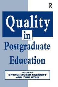 Title: Quality in Postgraduate Education, Author: Yoni Ryan
