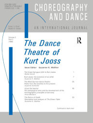 Title: The Dance Theatre of Kurt Jooss, Author: Suzanne Walther