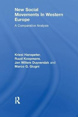 New Social Movements Western Europe: A Comparative Analysis