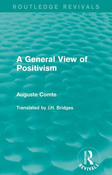 A General View of Positivism