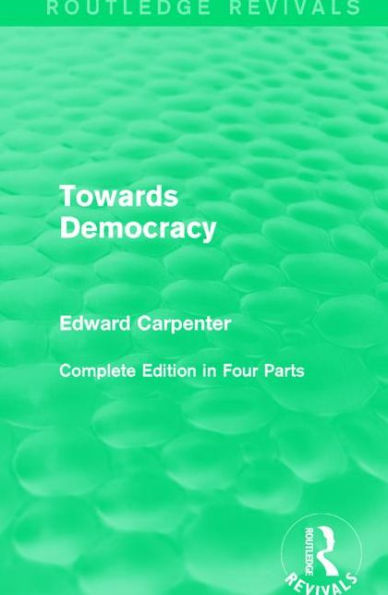 Towards Democracy / Edition 1