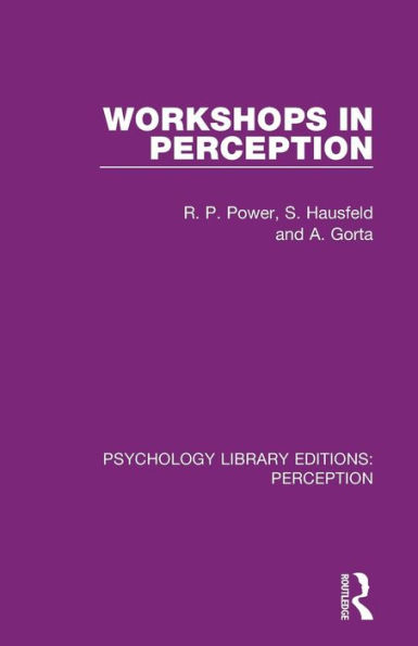 Workshops in Perception / Edition 1