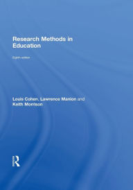 Title: Research Methods in Education, Author: Louis Cohen