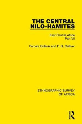 The Central Nilo-Hamites: East Central Africa Part VII