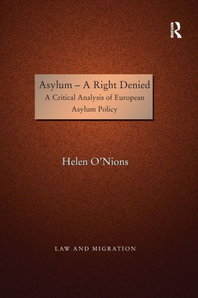 Asylum - A Right Denied: Critical Analysis of European Policy