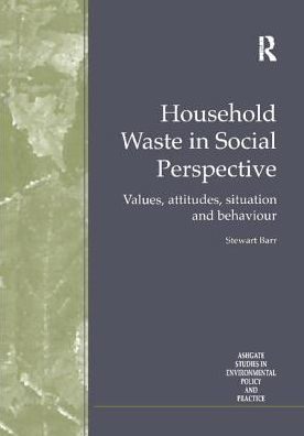 Household Waste Social Perspective: Values, Attitudes, Situation and Behaviour