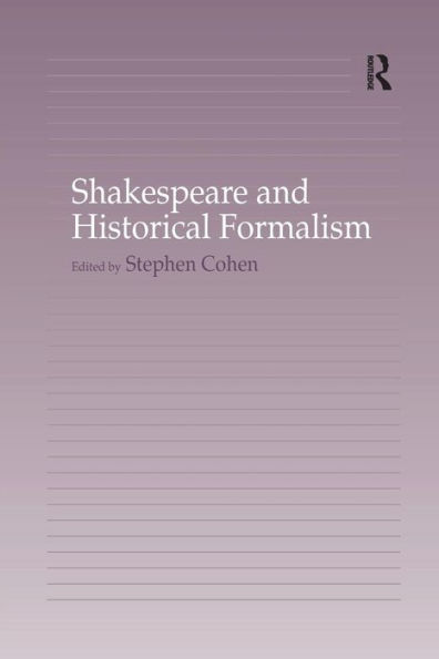 Shakespeare and Historical Formalism