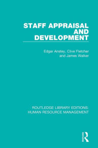 Title: Staff Appraisal and Development, Author: Edgar Anstey