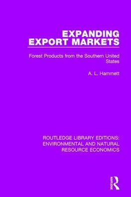 Expanding Export Markets: Forest Products from the Southern United States