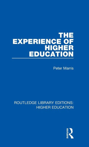 The Experience of Higher Education