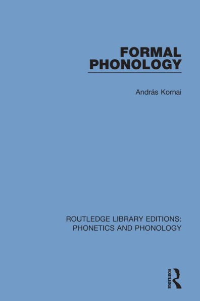 Formal Phonology / Edition 1