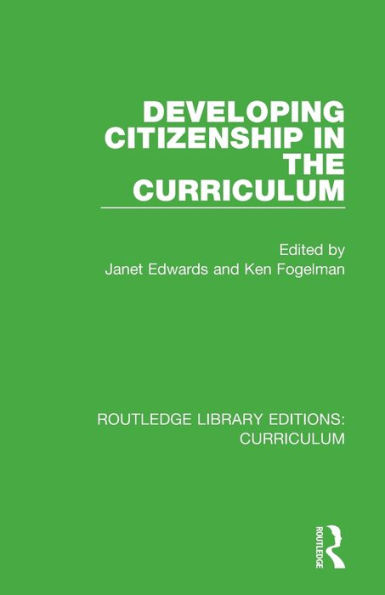 Developing Citizenship in the Curriculum / Edition 1