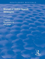 Title: Manual of Online Search Strategies, Author: C.J. Armstrong