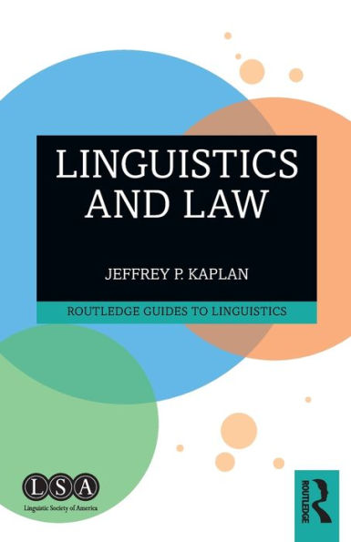 Linguistics and Law / Edition 1