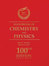 Free french books download pdf CRC Handbook of Chemistry and Physics, 100th Edition by John Rumble English version 9781138367296 