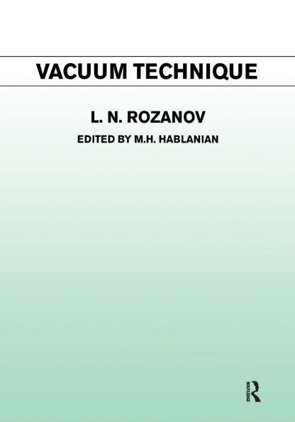 Vacuum Technique / Edition 1