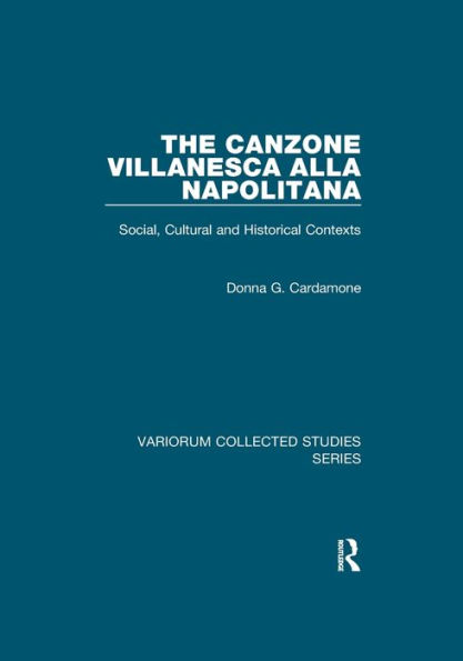The canzone villanesca alla napolitana: Social, Cultural and Historical Contexts