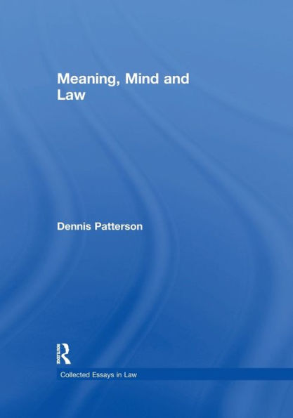 Meaning, Mind and Law