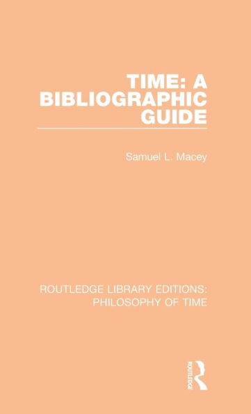 Time: A Bibliographic Guide