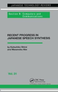 Title: Japanese Speech Synthesis / Edition 1, Author: Jeffry H. Shirai
