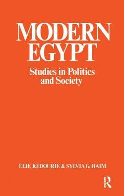 Modern Egypt: Studies in Politics and Society