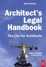 Title: Architect's Legal Handbook, Author: Anthony Speaight