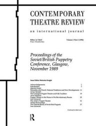 Title: Proceedings of the Soviet/British Puppetry Conference: Glasgow November 1989, Author: Malcom Knight