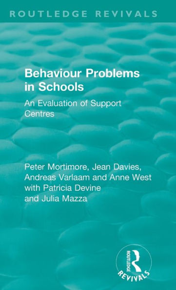 Behaviour Problems Schools: An Evaluation of Support Centres